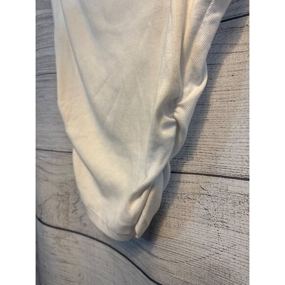 Michael Stars White Ribbed Sleeveless Turtleneck Top Size S - Picture 2 of 4